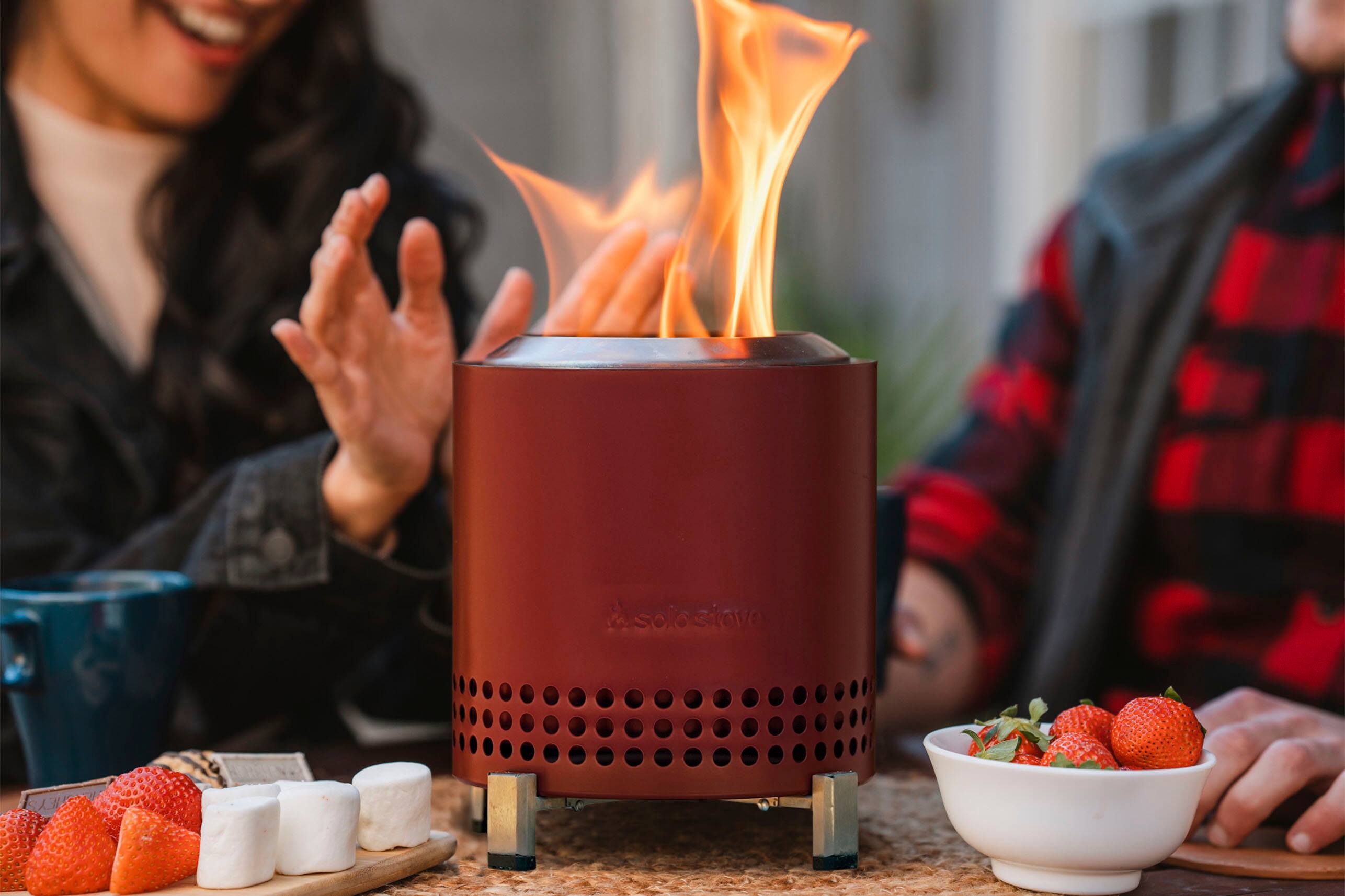 Alt View 12. Solo Stove - Mesa XL Firepit - Mulberry.