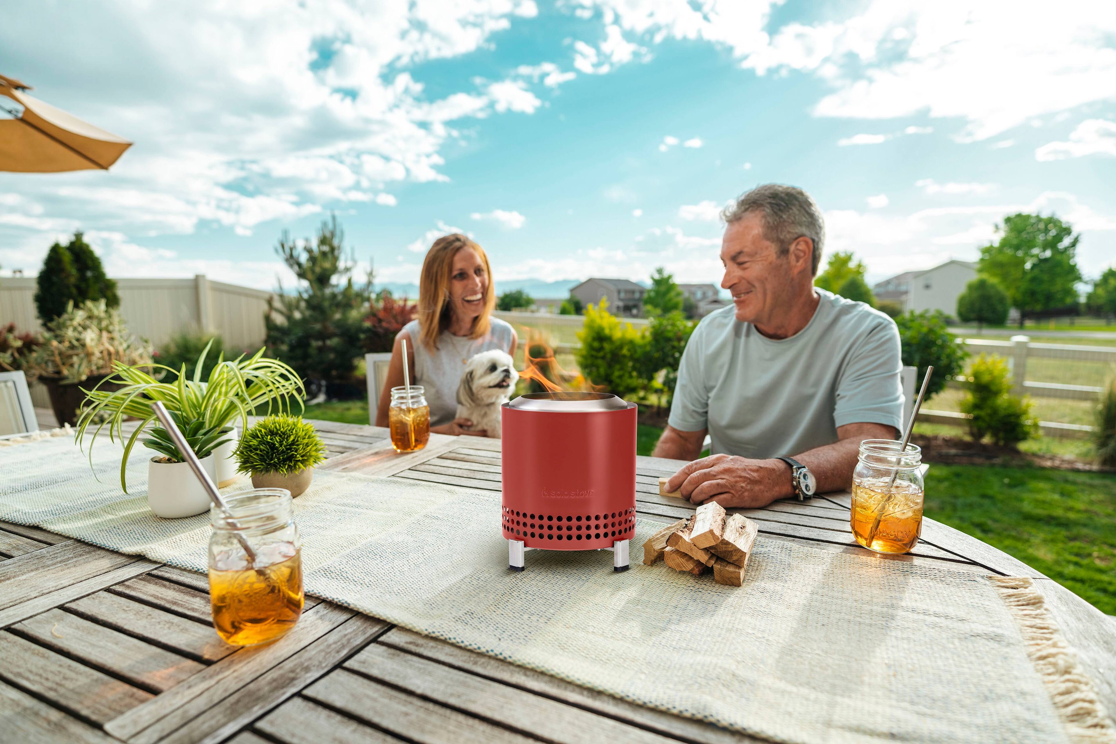 Alt View 13. Solo Stove - Mesa XL Firepit - Mulberry.