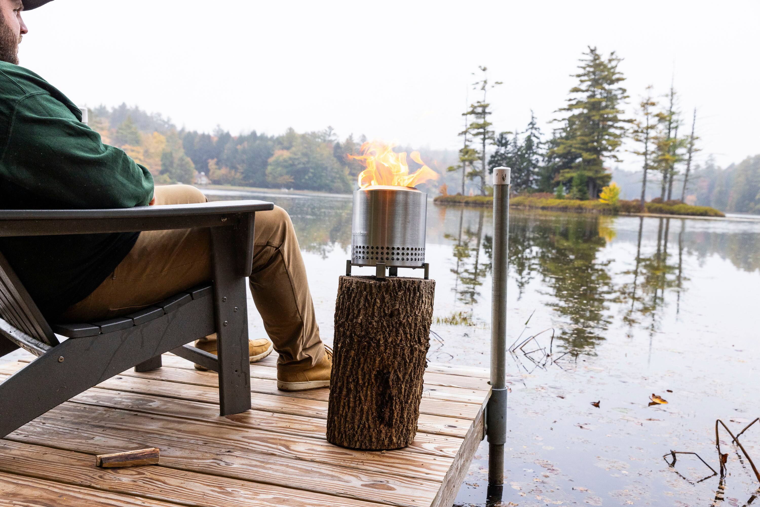 Alt View 23. Solo Stove - Mesa XL Firepit - Mulberry.