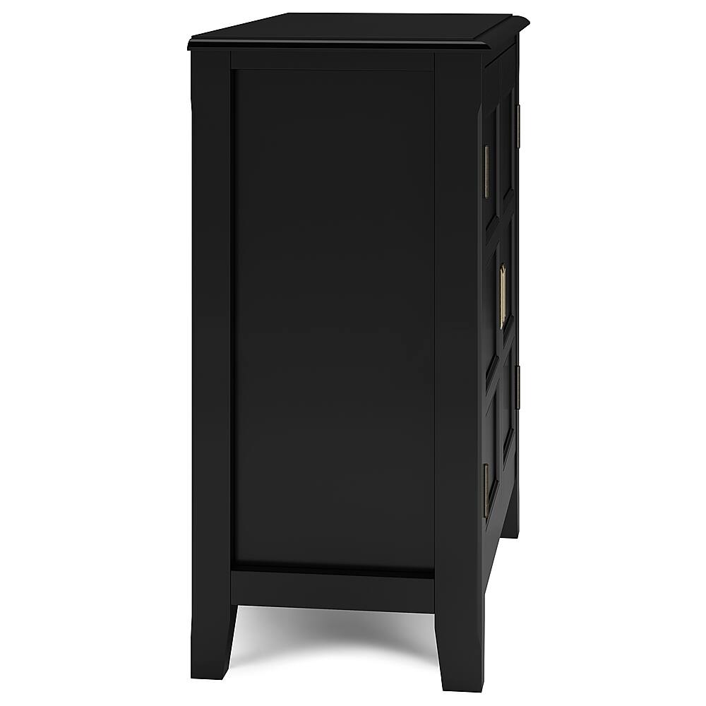 Best Buy Simpli Home Burlington Low Storage Black AXCBUR14BL