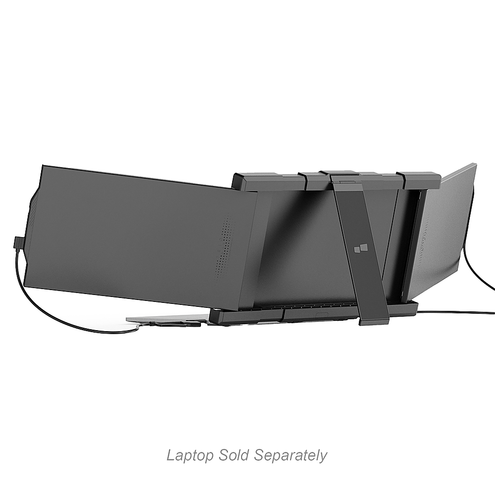 Back View: Philips - B-Line 346B1C 34" LCD Curved UltraWide Adaptive Sync WLED LCD Monitor (DisplayPort, USB, HDMI) - Textured Black