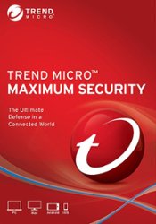 Trend Micro - Maximum Security Antivirus Internet Security Software (5-Device) (2-Year Subscription) - Mac OS, Windows, Android, Apple iOS [Digital] - Front_Zoom
