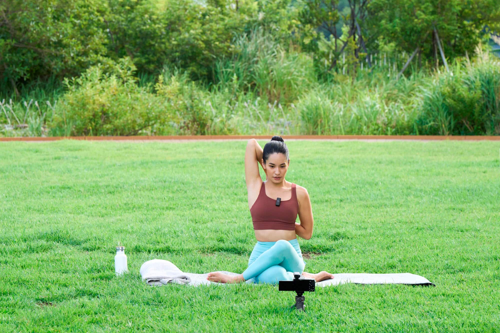 Alt View 23. Sony - Sony ECMW3S Single-channel Wireless Omnidirectional Microphone - Black.