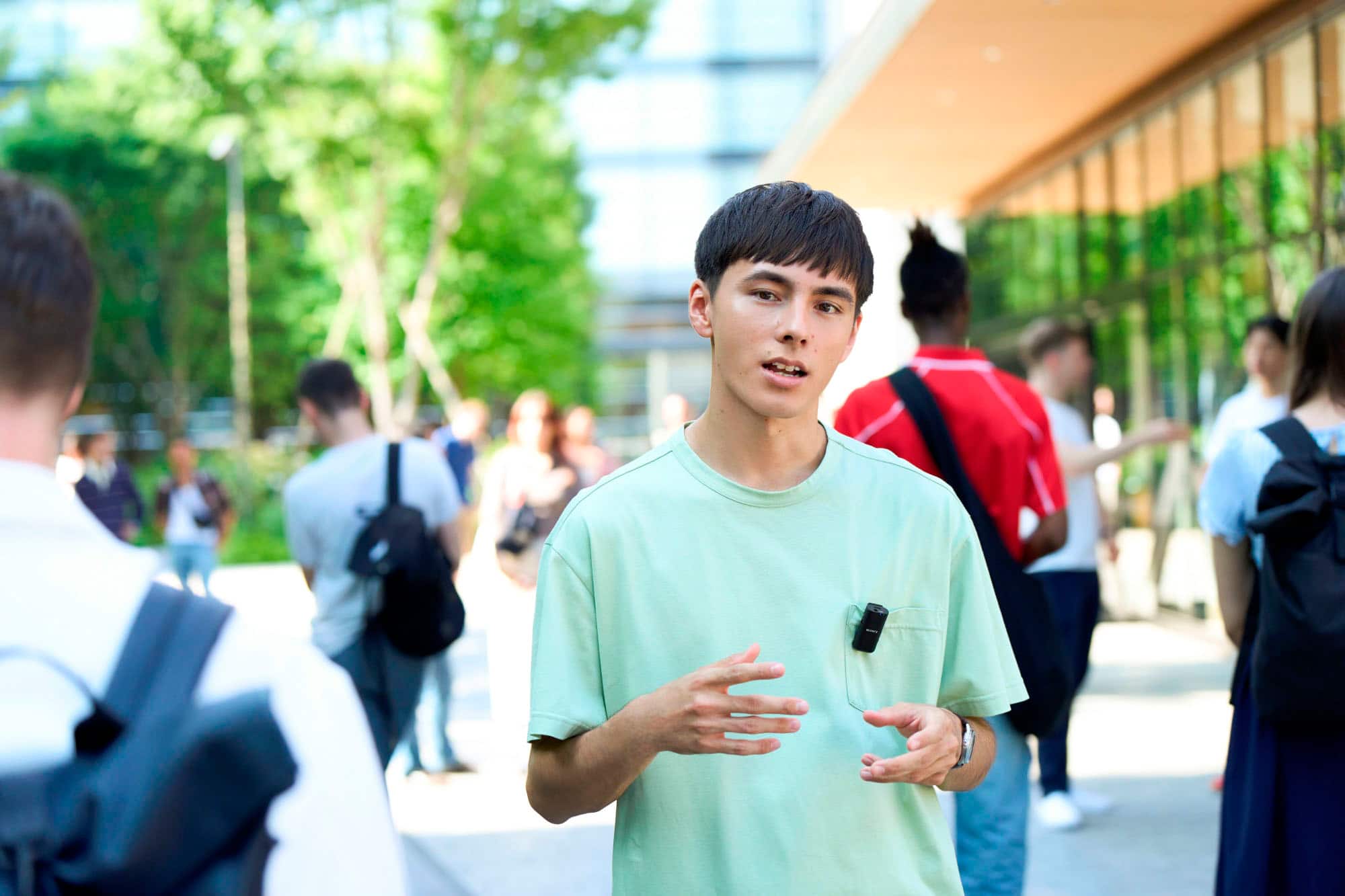 Alt View 25. Sony - Sony ECMW3S Single-channel Wireless Omnidirectional Microphone - Black.