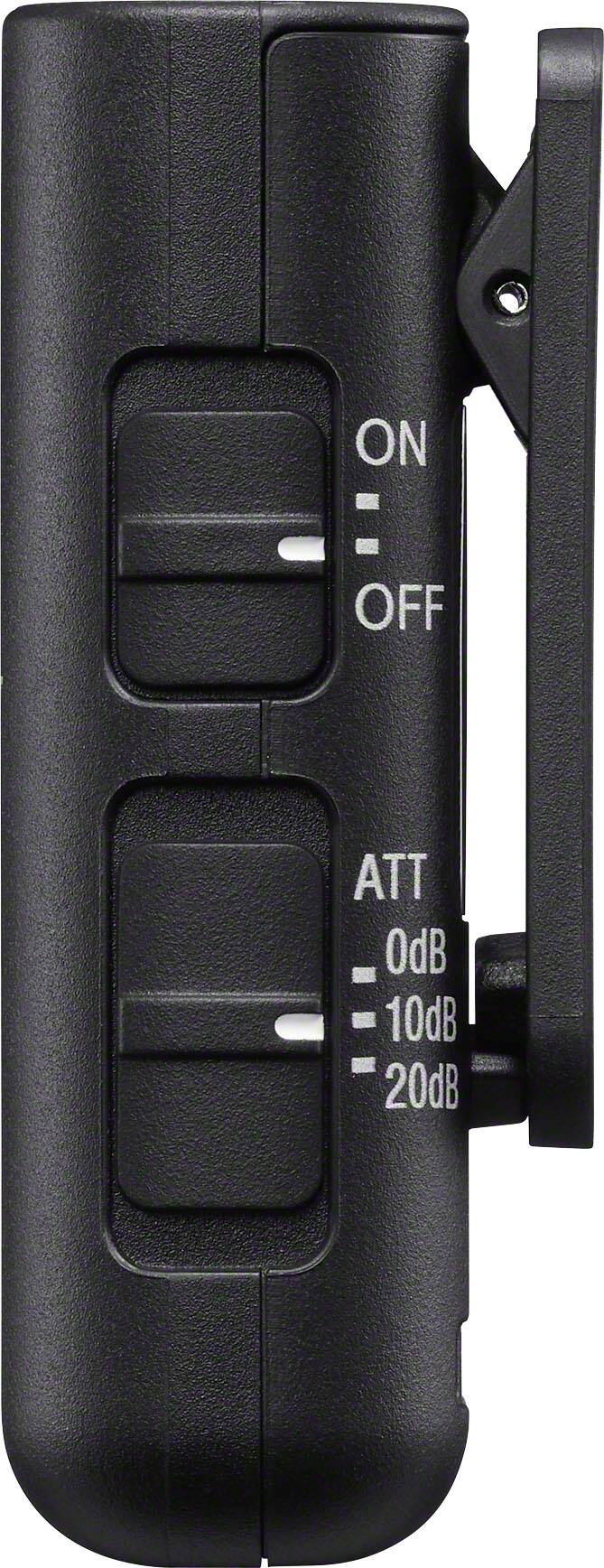 Angle. Sony - Sony ECMW3 Dual-channel Wireless Omnidirectional Microphone - Black.