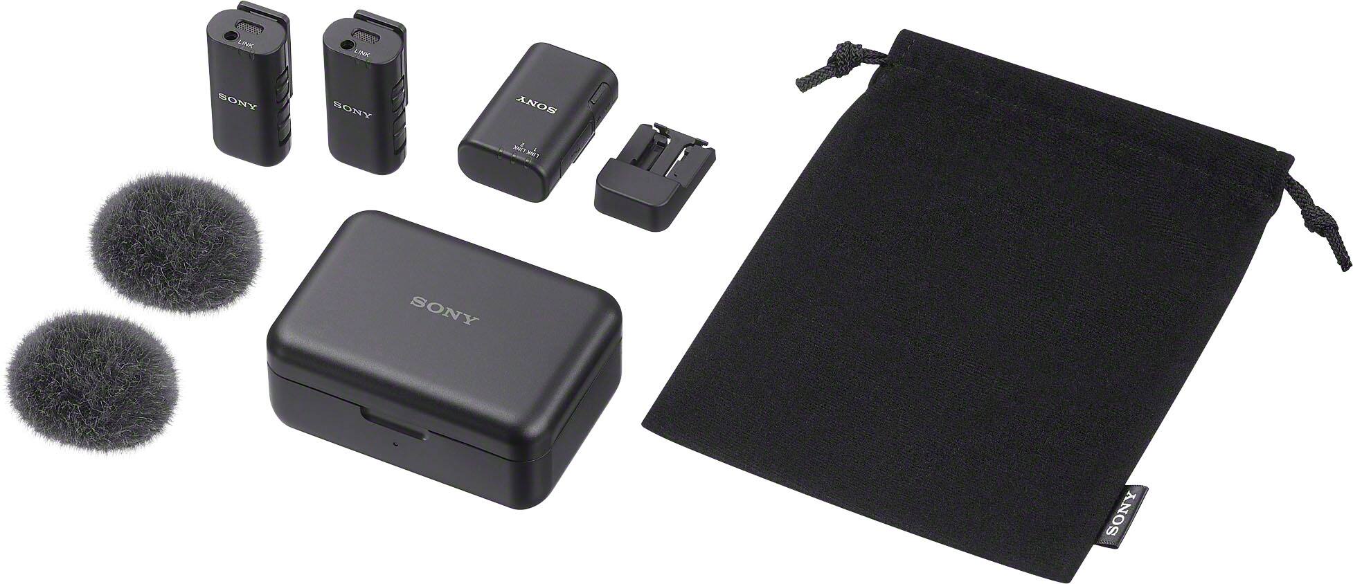 Alt View 18. Sony - Sony ECMW3 Dual-channel Wireless Omnidirectional Microphone - Black.