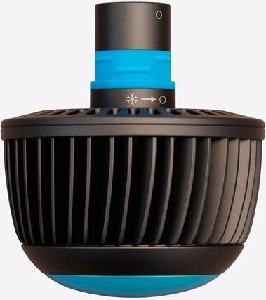 Front. Therabody - Theragun PRO Plus Cold Attachment - Black.