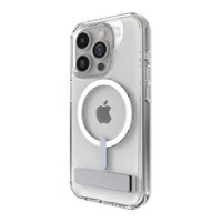 ZAGG - Gear4 Crystal Palace Snap MagSafe Compatible Case with Kickstand for Apple iPhone 15 Pro - Clear - Front_Zoom