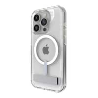 ZAGG - Gear4 Crystal Palace Snap MagSafe Compatible Case with Kickstand for Apple iPhone 15 Pro - Clear - Front_Zoom