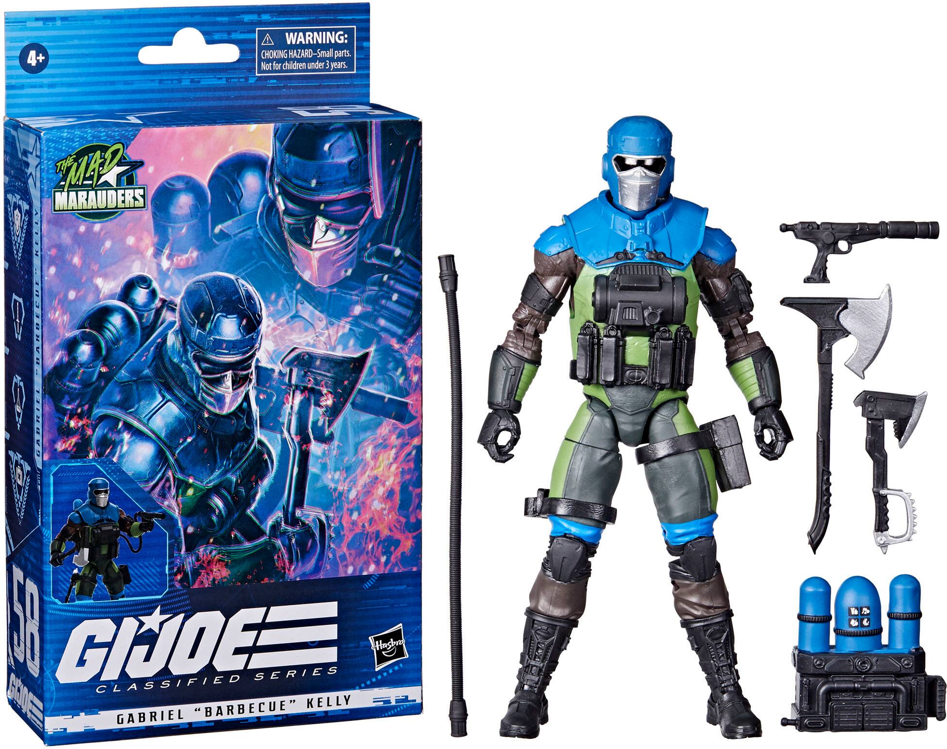 Front. G.I. Joe - Classified Series Mad Marauders Gabriel “Barbecue” Kelly.