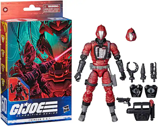 Front. G.I. Joe - Joe Classified Series CRIMSON B.A.T..