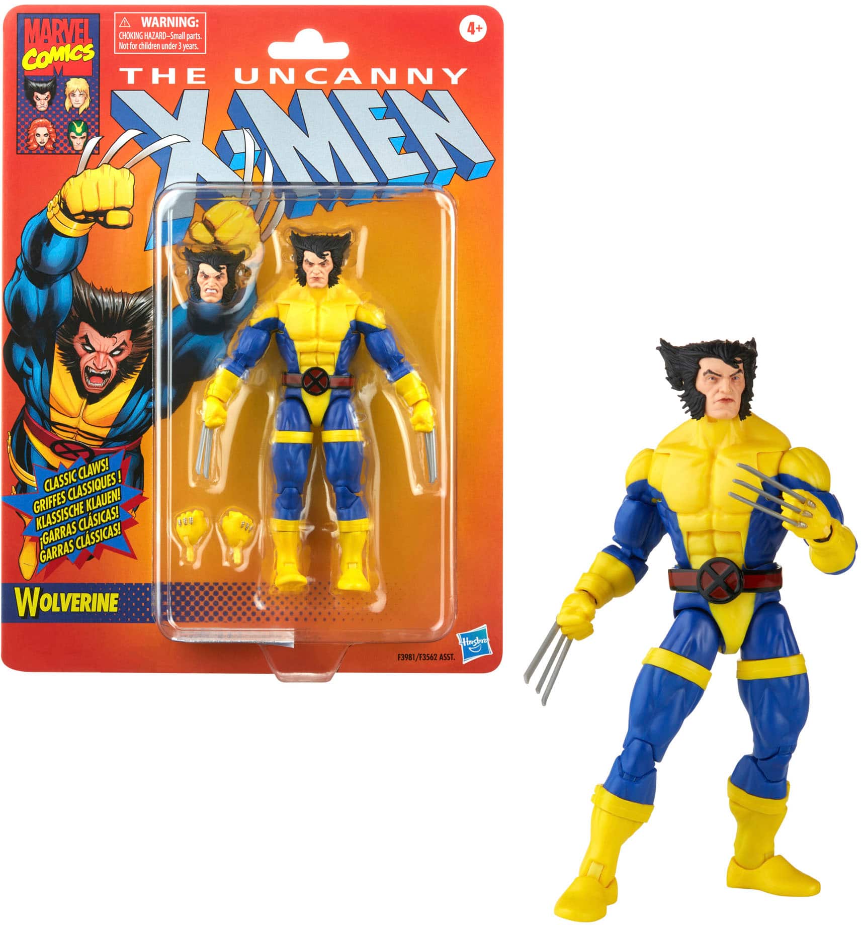 Front. Marvel - Legends Series Marvel Comics The Uncanny X-Men Wolverine.