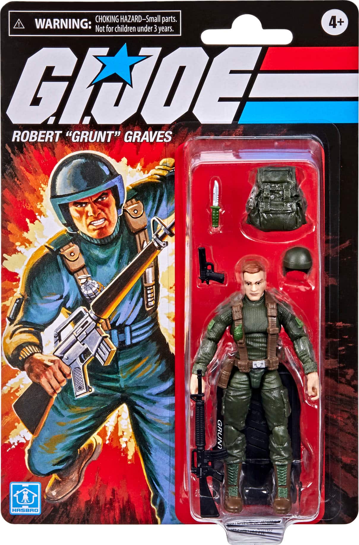 Angle. G.I. Joe - Retro Collection Robert Grunt Graves.