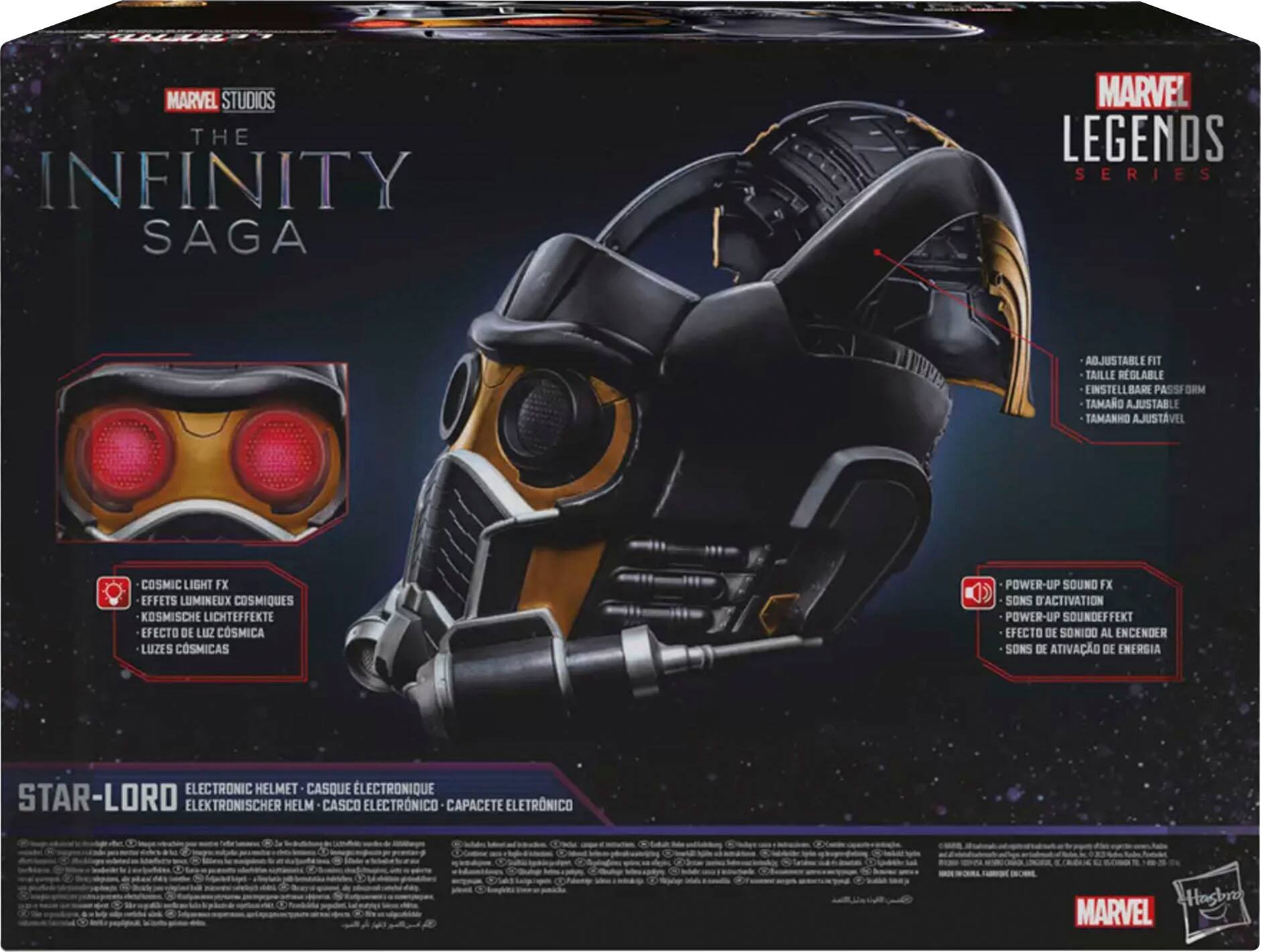 Alt View 12. Marvel - Legends Series Star-Lord Roleplay Helmet.