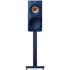 Front. KEF - S3 Floor Stands Pair - Blue.