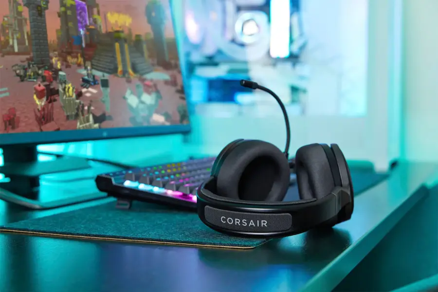 Alt View 19. CORSAIR - VIRTUOSO PRO Wired Open Back Streaming/Gaming Headset - Carbon.