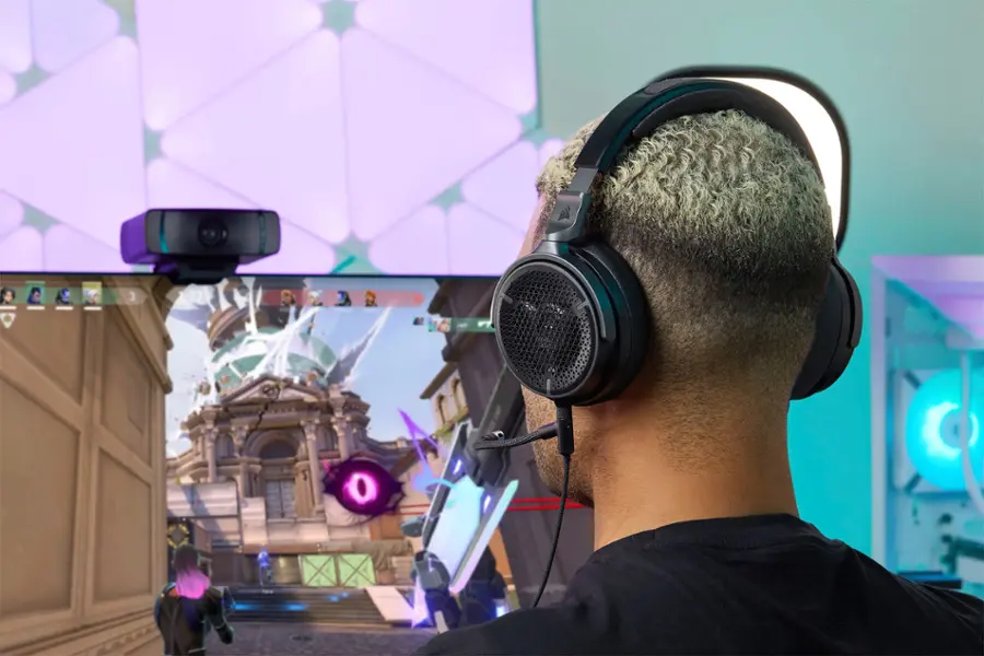 Alt View 22. CORSAIR - VIRTUOSO PRO Wired Open Back Streaming/Gaming Headset - Carbon.