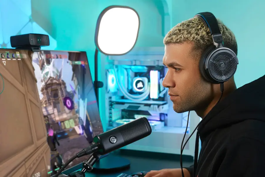 Alt View 23. CORSAIR - VIRTUOSO PRO Wired Open Back Streaming/Gaming Headset - Carbon.