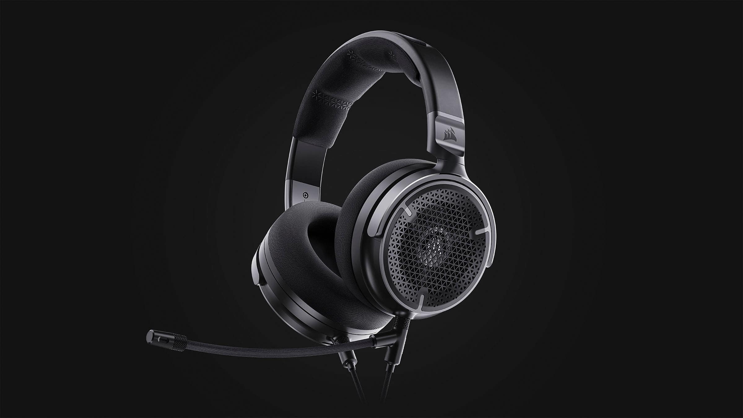 Alt View 25. CORSAIR - VIRTUOSO PRO Wired Open Back Streaming/Gaming Headset - Carbon.