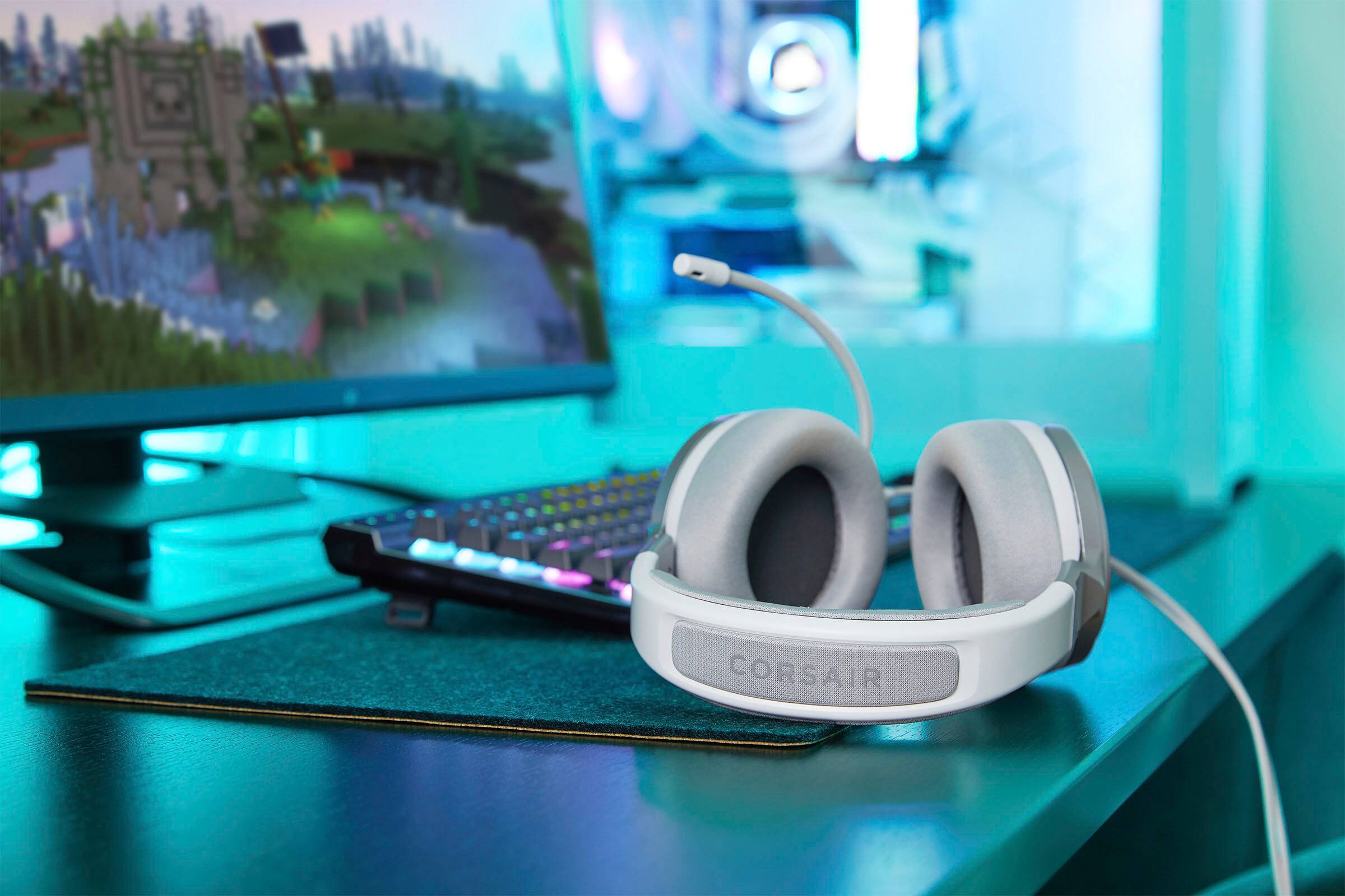 Alt View 24. CORSAIR - VIRTUOSO PRO Wired Open Back Streaming/Gaming Headset - White.