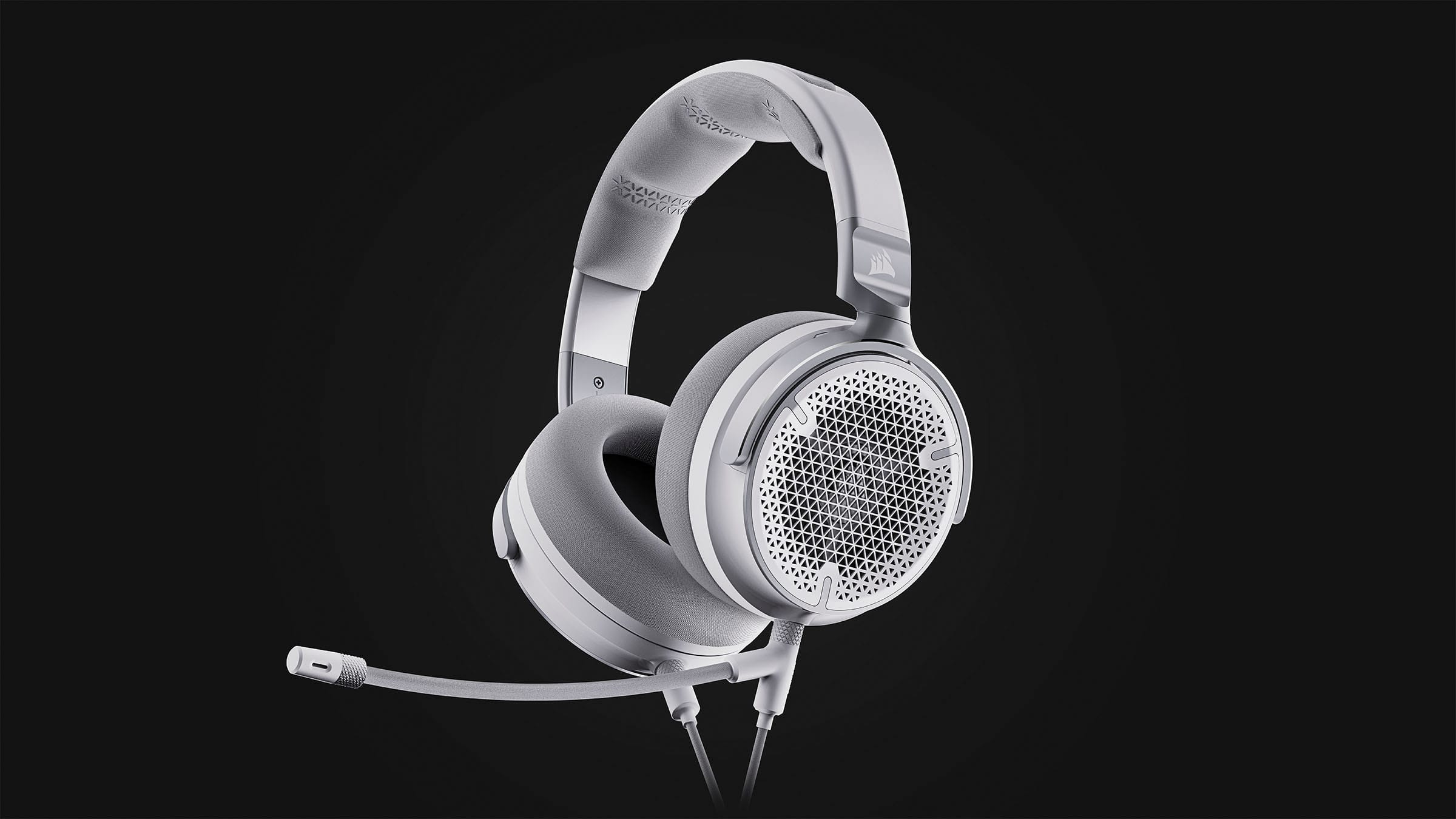 Alt View 28. CORSAIR - VIRTUOSO PRO Wired Open Back Streaming/Gaming Headset - White.