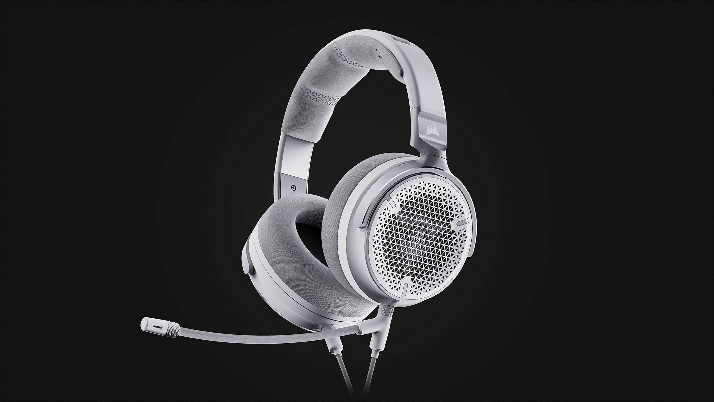 Alt View 28. CORSAIR - VIRTUOSO PRO Wired Open Back Streaming/Gaming Headset - White.