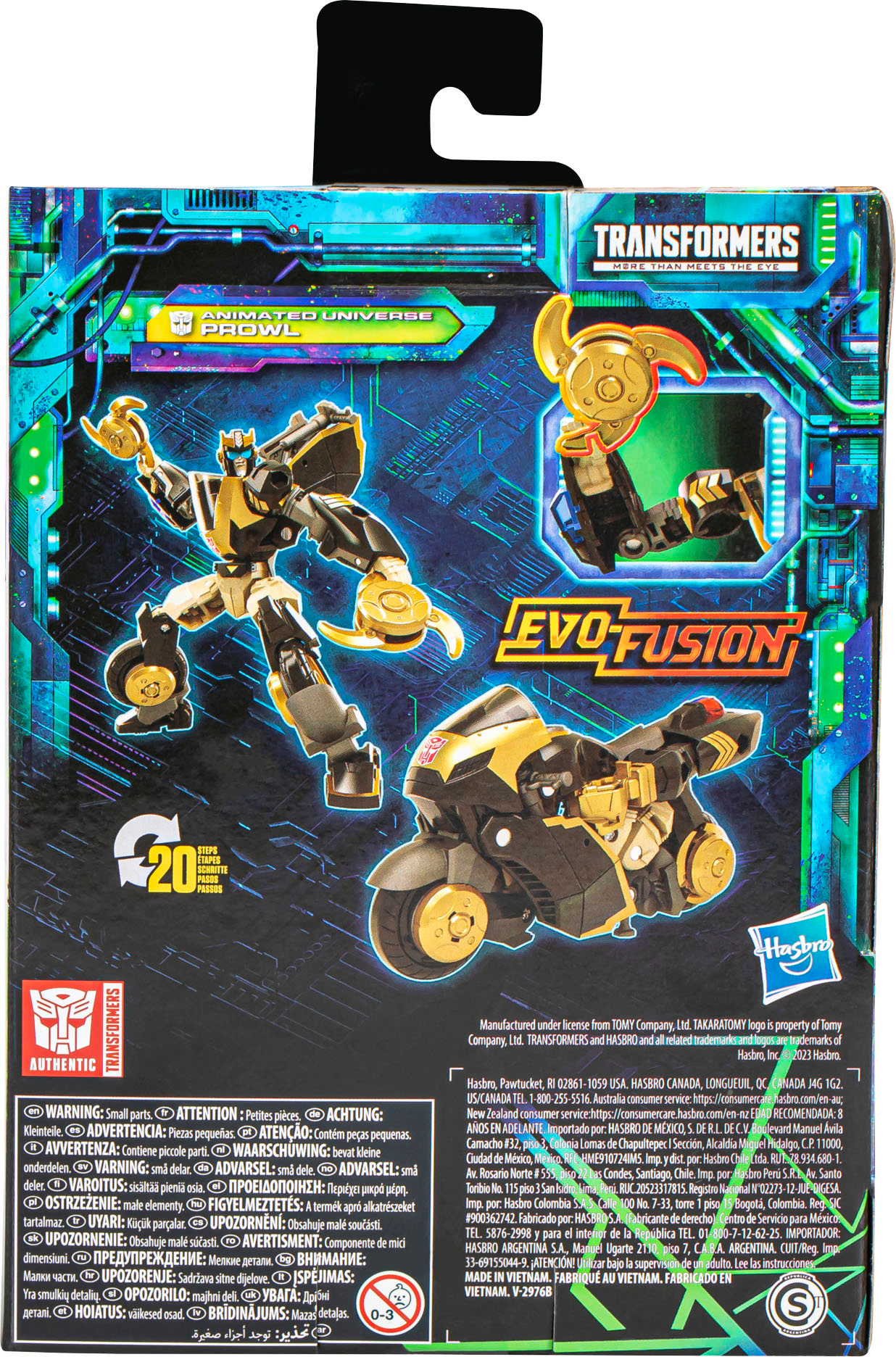 Left View: Transformers - Legacy Evolution Animated Universe Prowl - multi