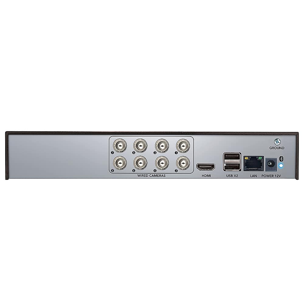 Alt View 14. Night Owl - 12 Channel 8 Camera Indoor/Outdoor Wired 2K 2TB DVR Security System with 2-way Audio - White.