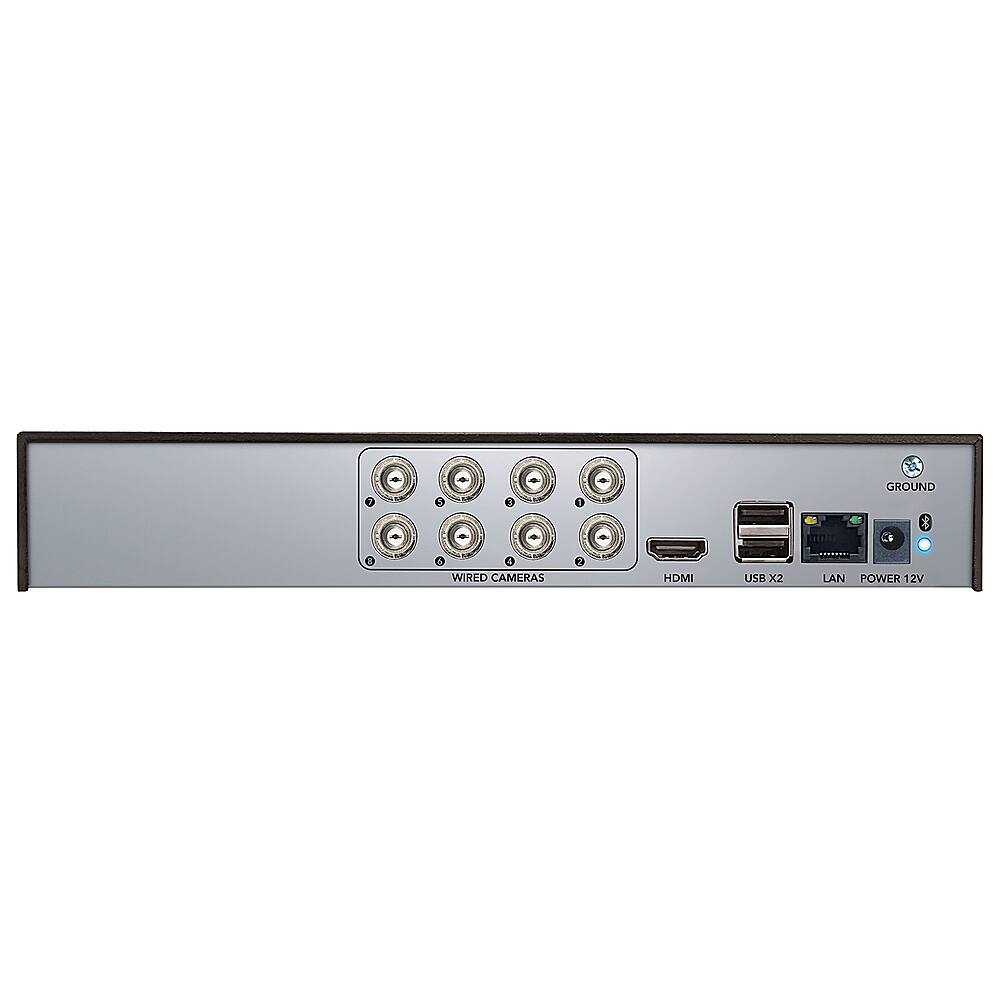 Alt View 14. Night Owl - 12 Channel 8 Camera Indoor/Outdoor Wired 2K 2TB DVR Security System with 2-way Audio - White.