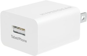 HyperGear - High Speed 12W USB Wall Charger for iPhones & Tablets - White - Front_Zoom