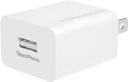 HyperGear - High Speed 12W USB Wall Charger for iPhones & Tablets - White