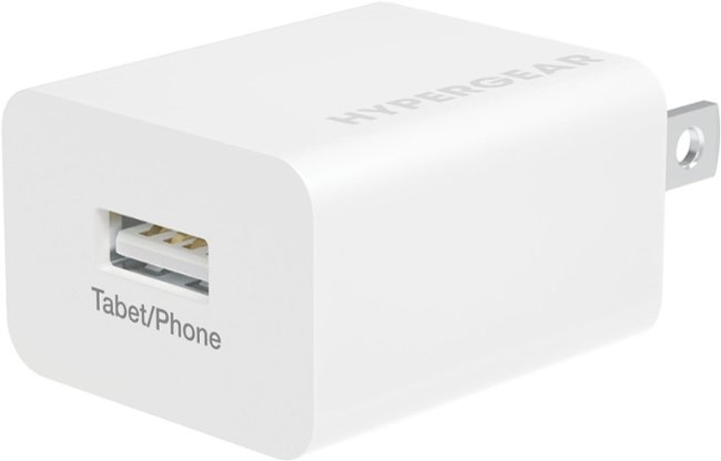 HyperGear - High Speed 12W USB Wall Charger for iPhones & Tablets - White_0