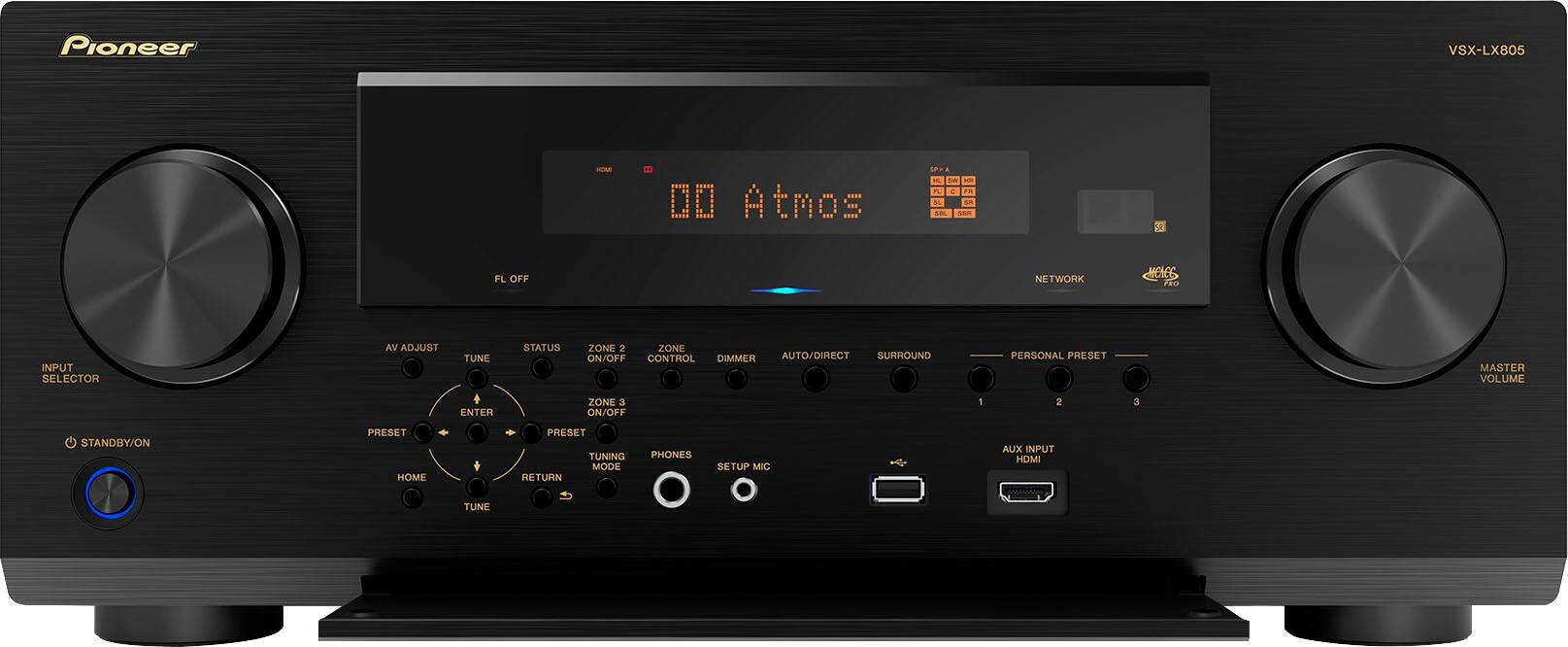 Alt View 11. Pioneer Elite - Pioneer ELITE VSX-LX805 11.4 Channel AV Receiver - Black.