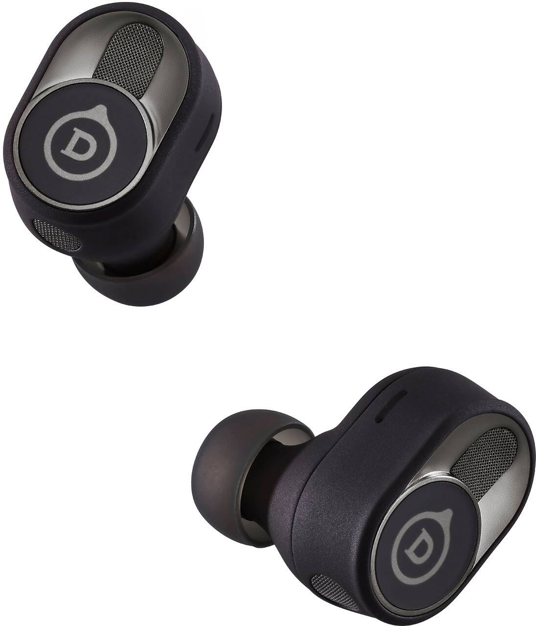 Angle. Devialet - Gemini II Wireless Earbuds - Matte Black.