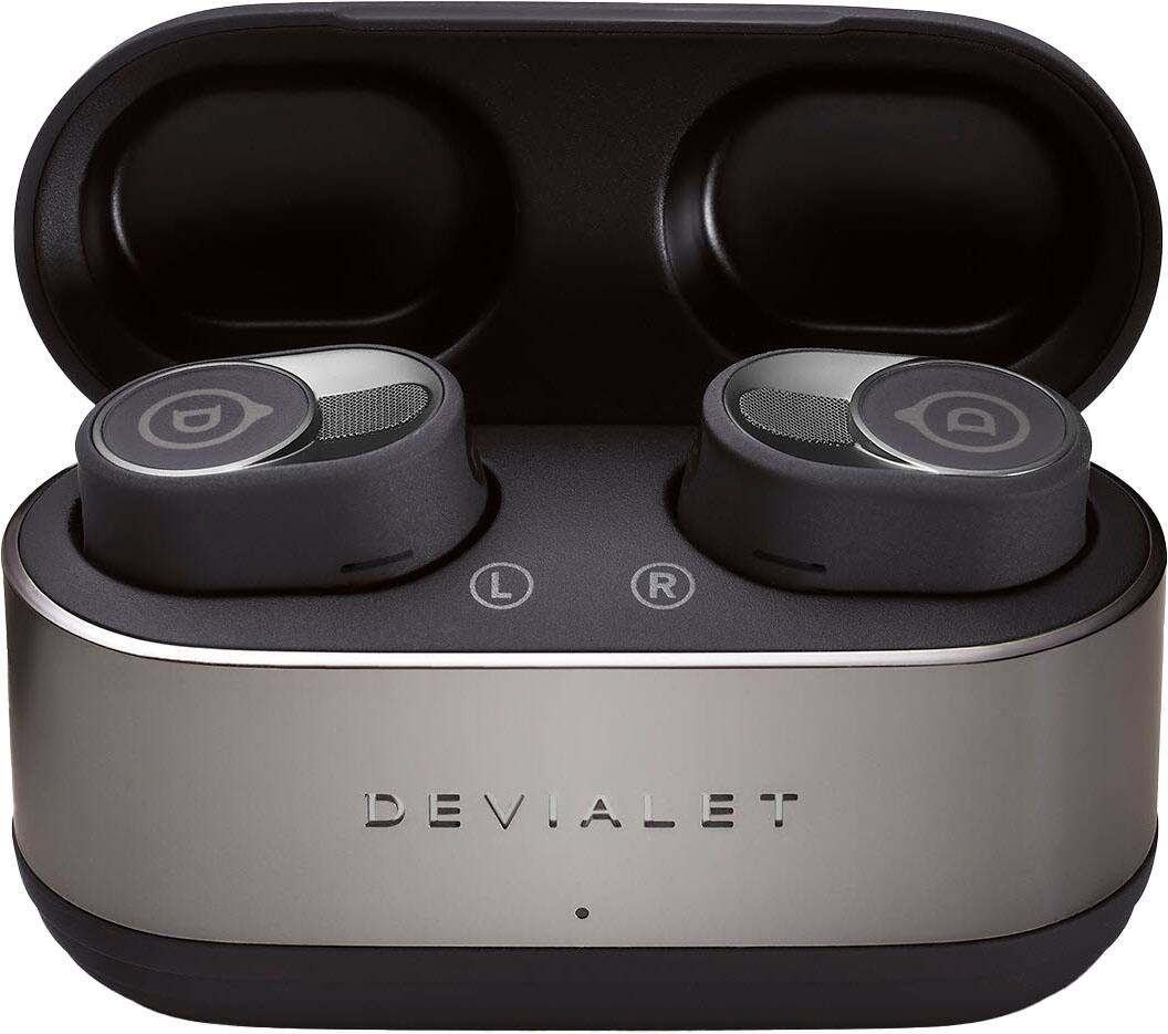 Alt View 11. Devialet - Gemini II Wireless Earbuds - Matte Black.