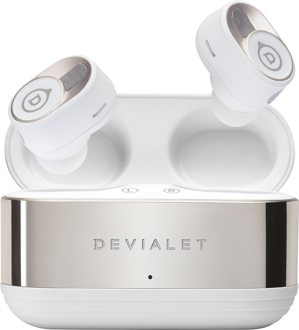 Best Buy: Devialet Gemini II Wireless Earbuds Iconic White EL213