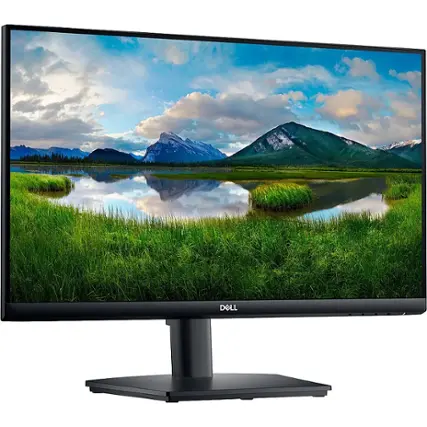 Front. Dell - 23.8" VA LCD FHD 60Hz Monitor (VGA, HDMI) - Black.