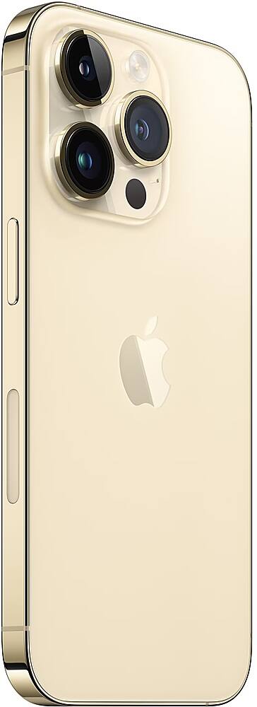 Angle. Apple - Pre-Owned iPhone 14 Pro Max 5G 128GB (Unlocked) - Gold.