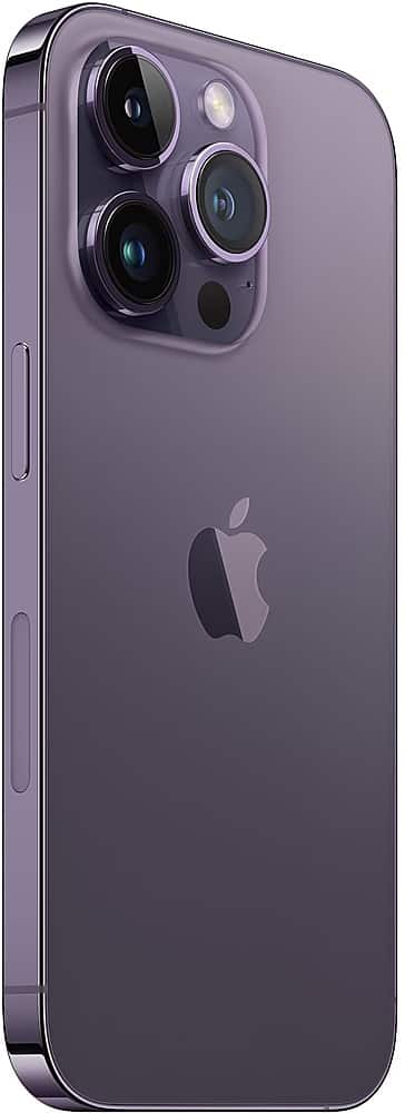 Angle. Apple - Pre-Owned iPhone 14 Pro Max 5G 256GB (Unlocked) - Deep Purple.