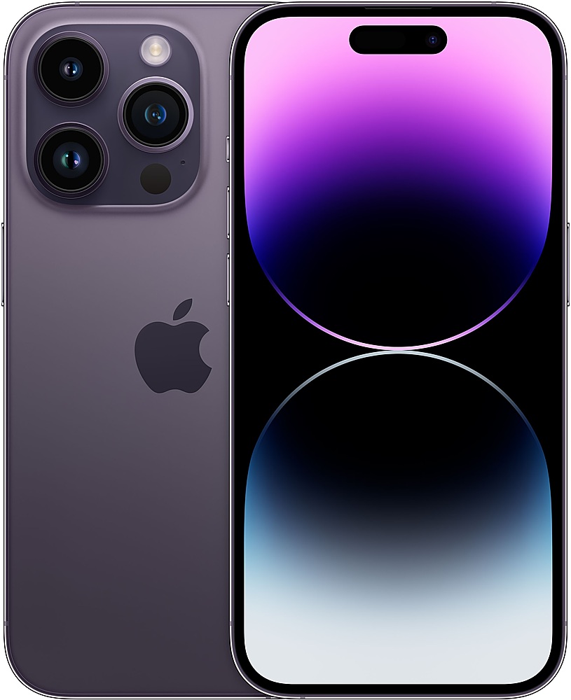 Apple Pre-Owned iPhone 14 Pro Max 5G 256GB (Unlocked) Deep Purple A2651 - Best Buy