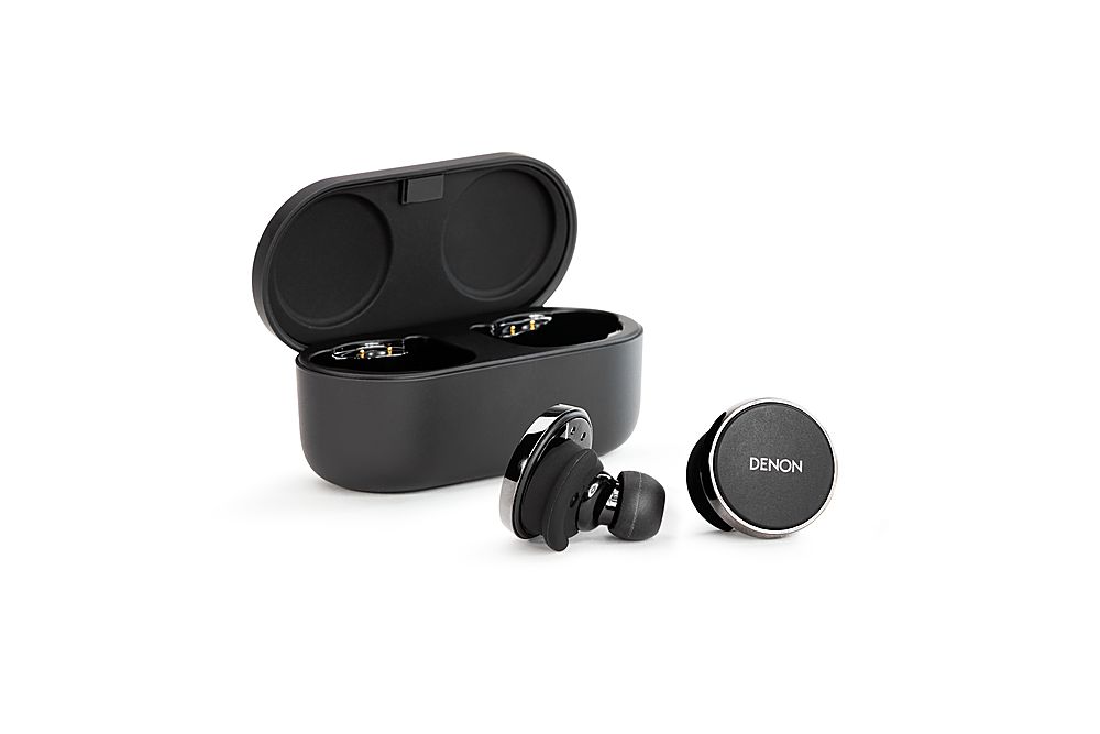 Denon PerL Pro True Wireless Adaptive Active Noise Cancelling In-Ear  Earbuds Black PERLPROBLK - Best Buy