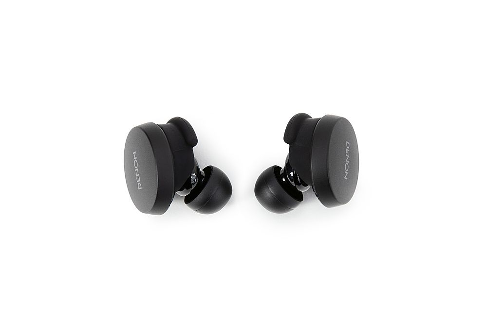 PerL True PERLBLK Denon Earbuds Noise Active In-Ear Wireless Cancelling Black Buy - Best