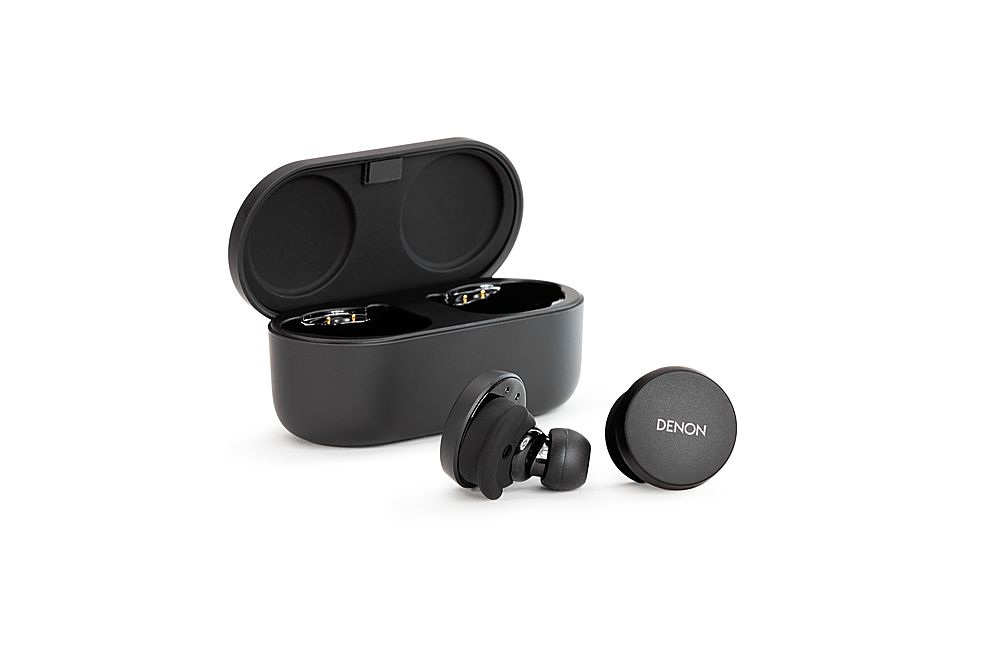 Denon PerL True Wireless Active Noise Cancelling In-Ear Earbuds Black  PERLBLK - Best Buy
