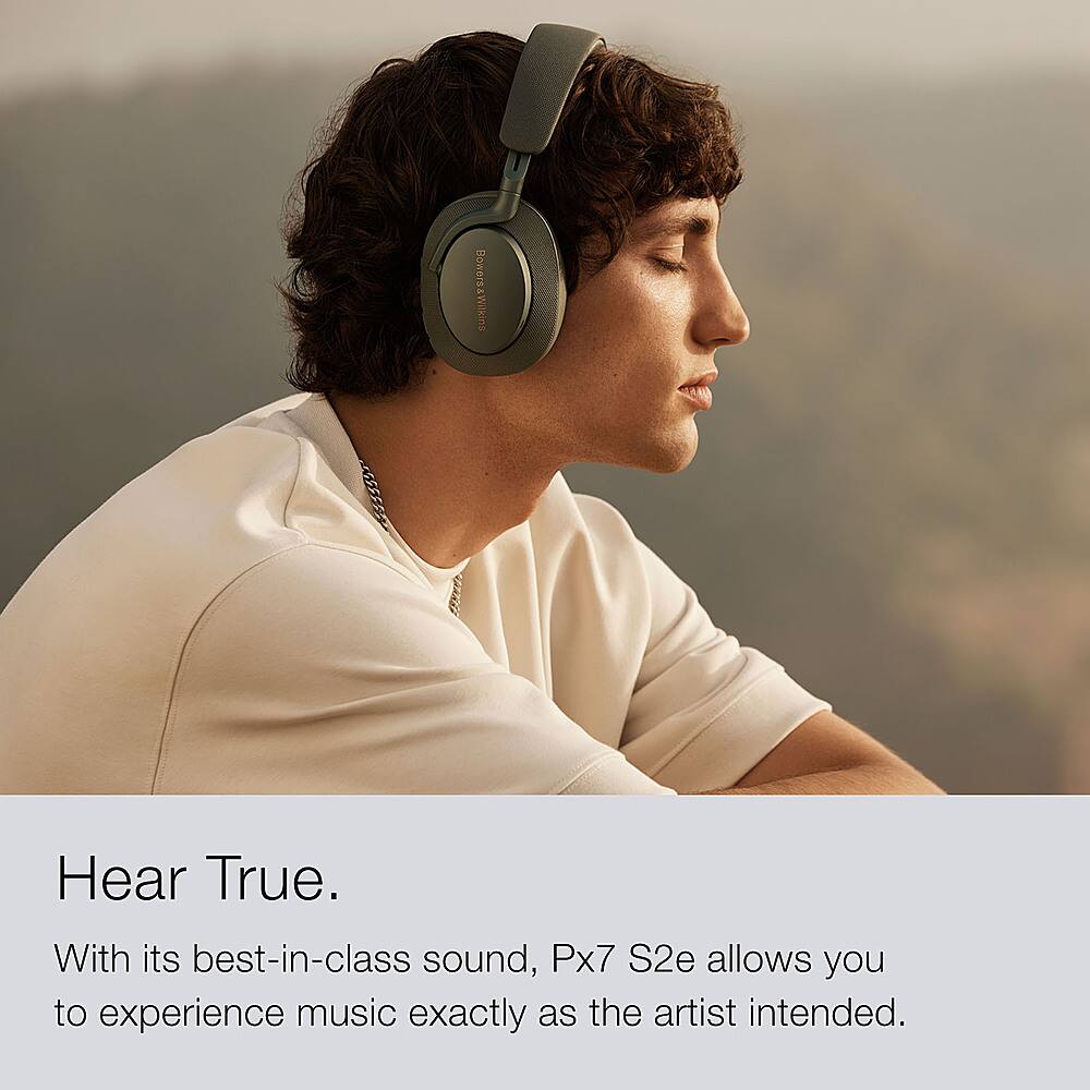 Headphones & Headsets:
Dowers&Wilkins Hear True. With its best-in-class sound, Px7 S2e allows you to experience music exactly as the artist intended.