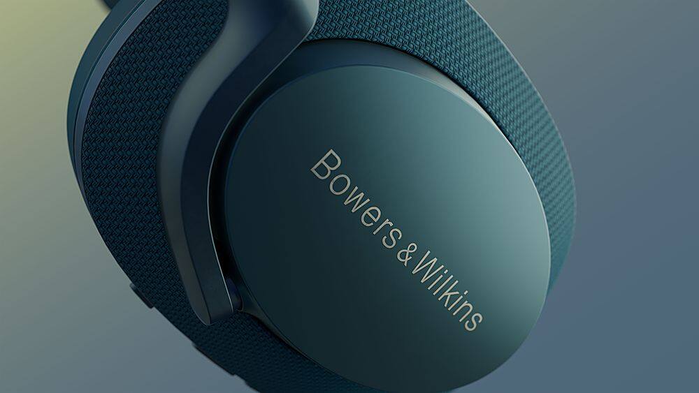 Alt View 17. Bowers & Wilkins - Px7 S2e Wireless Noise Cancelling Over-the-Ear Headphones - Ocean Blue.