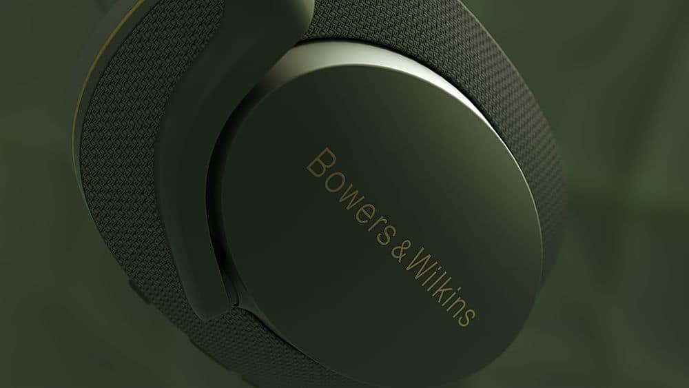 Alt View 17. Bowers & Wilkins - Px7 S2e Wireless Noise Cancelling Over-the-Ear Headphones - Forest Green.