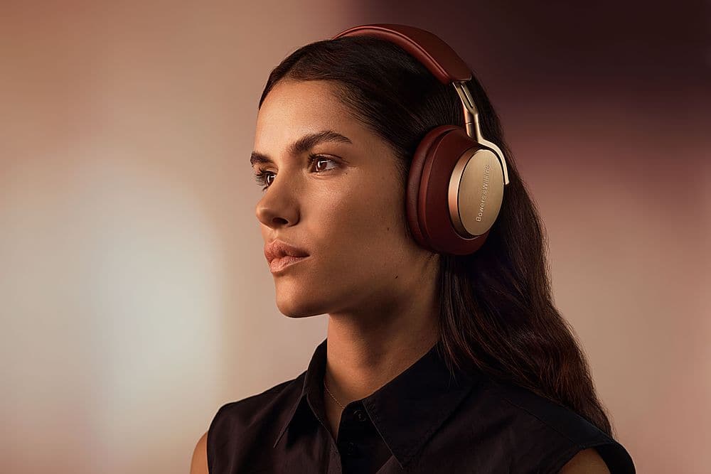 Alt View 24. Bowers & Wilkins - Px8 Over-Ear Wireless Noise Cancelling Headphones - Royal Burgundy.