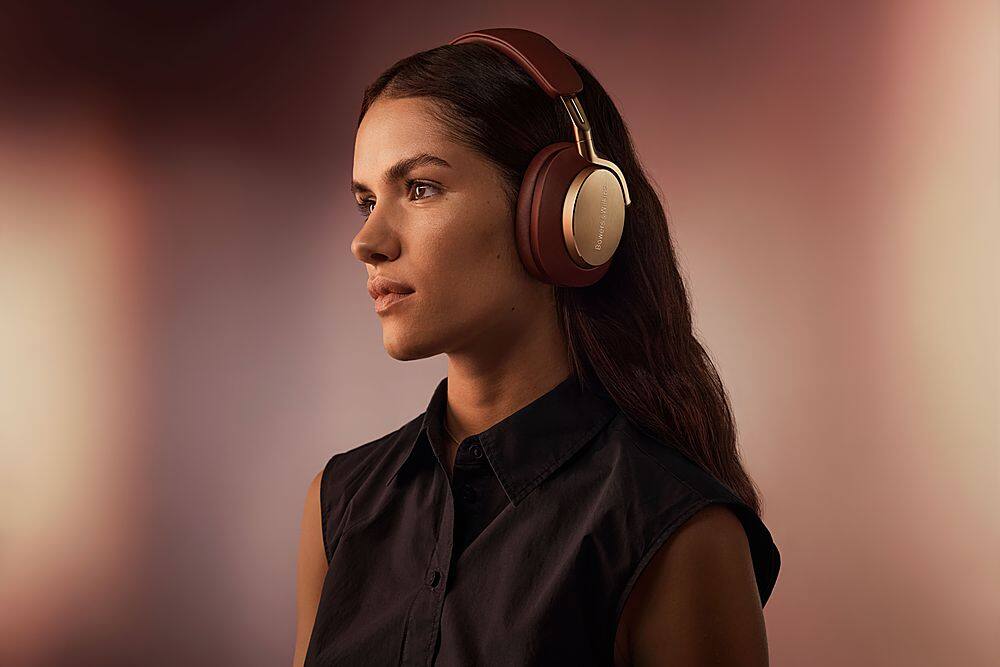 Alt View 26. Bowers & Wilkins - Px8 Over-Ear Wireless Noise Cancelling Headphones - Royal Burgundy.