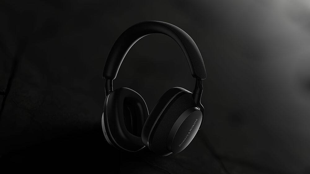 Alt View 14. Bowers & Wilkins - Px7 S2e Wireless Noise Cancelling Over-the-Ear Headphones - Anthracite Black.