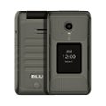 Back Zoom. BLU - Tank Flip Phone 4GB (Unlocked) - Bronze.